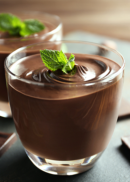 imagem de mousse de chocolate